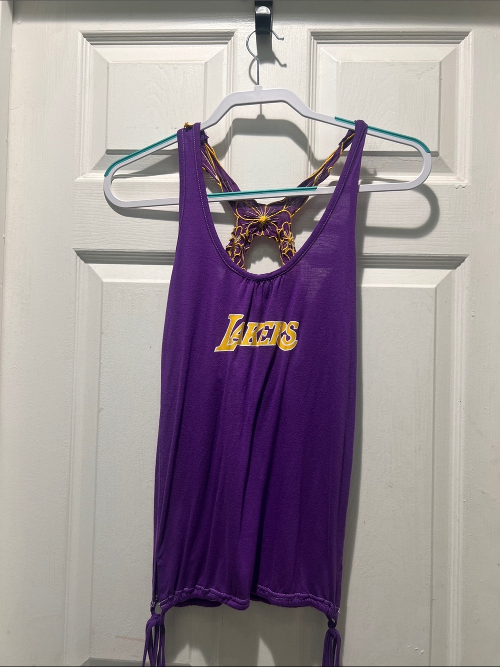Los Angeles Lakers Purple Tank Top with Gold Logo